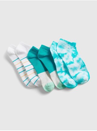 Detské ponožky no-show socks, 3 páry Farebná