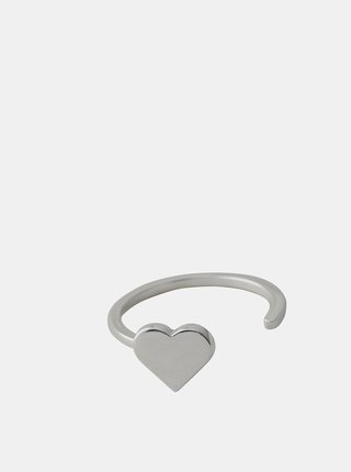 Prsten ve stříbrné barvě Design Letters