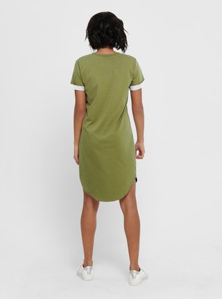 Zelené mikinové šaty Jacqueline de Yong