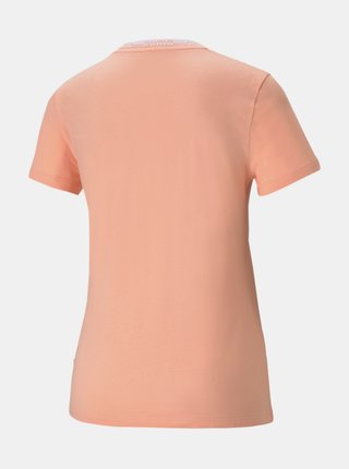 Oranžové dámske tričko s potlačou Puma