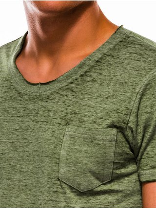 Pánske tričko bez potlače S1051 - zelené