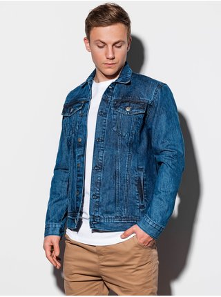 Modrá pánská džínová bunda C441