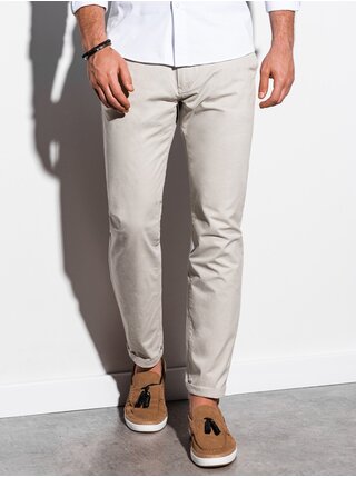 Pánské chinos kalhoty P894 - světle béžová