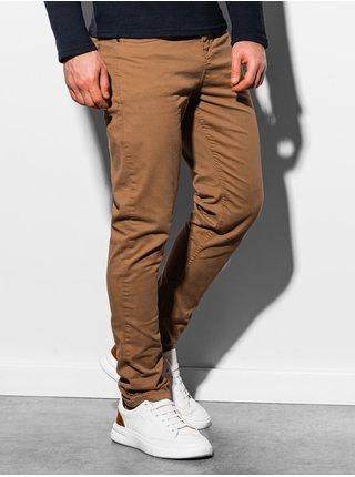 Pánské kalhoty P895 - světle hnědé
