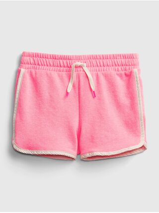 Růžové holčičí dětské kraťasy pull-on shorts