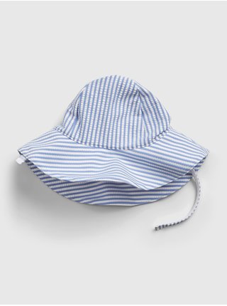 Baby klobouk recycled stripe swim hat Modrá