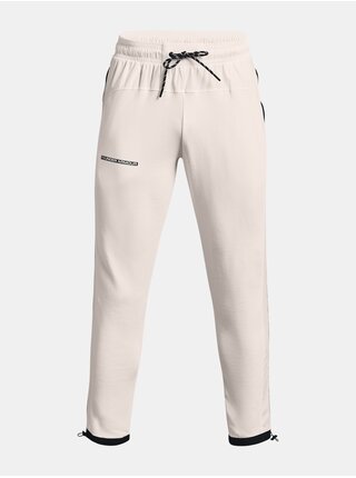 Kalhoty Under Armour RIVAL TERRY AMP PANT - bílá