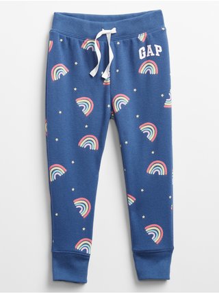 Detské tepláky GAP Logo pull-on pants Modrá