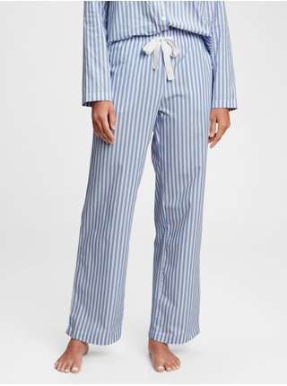 Pyžamové nohavice poplin pajama pants Modrá