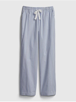 Pyžamové nohavice poplin pajama pants Modrá