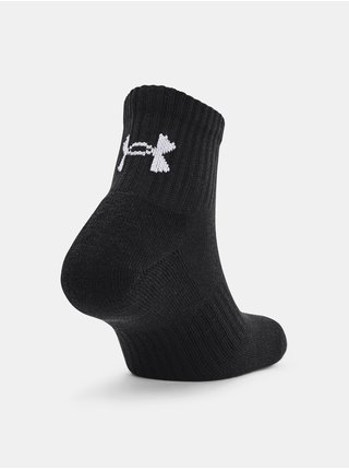 Ponožky Under Armour Core QTR 3PK - černá