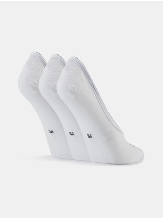 Ponožky Under Armour Essential LOLO Liner 3 Pk - bílá