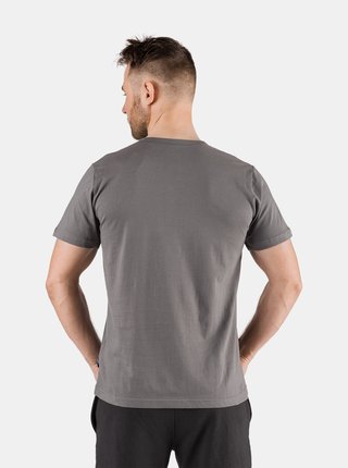 Šedé pánské tričko s knoflíky SAM 73