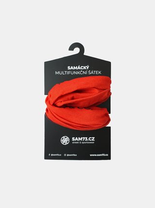 Červený multifunkční šátek SAM 73