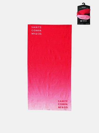 Ružová dámska multifunkčná šatka SAM 73