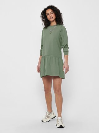 Zelené mikinové šaty Jacqueline de Yong Nashville