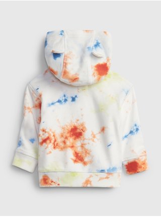 Baby mikina GAP Logo tie-dye hoodie Farebná
