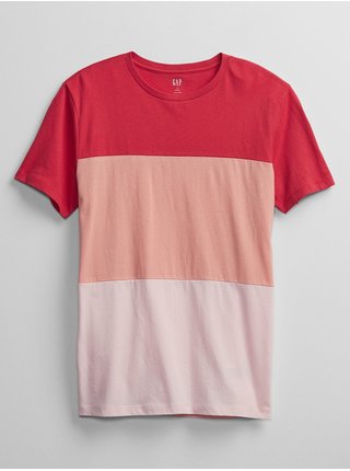 Tričko everyday colorblock t-shirt Červená