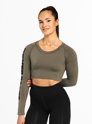 Crop-top Better Bodies Bowery Washed Green