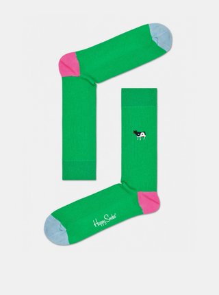 Ponožky Happy Socks Ribb Embroidery Yin Yang Cow