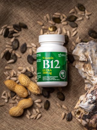 Doplněk stravy Vitamín B12 Extra Nutricius (90 tablet)