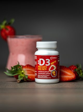 Doplněk stravy pro děti Vitamín D3 Nutricius (90 tablet)
