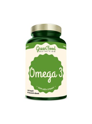 GreenFood Nutrition GreenFood Omega 3 120 kapslí
