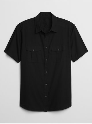 Černá pánská košile short sleeve utility shirt