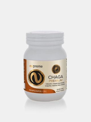 Doplněk stravy Chaga extrakt Nupreme (100 kapslí)