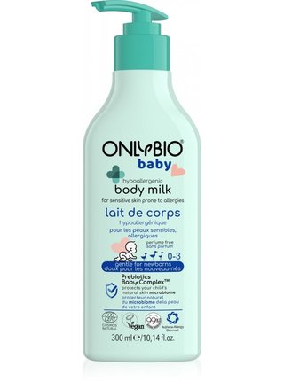 OnlyBio Hypoalergenní tělové mléko pro miminka (300 ml)