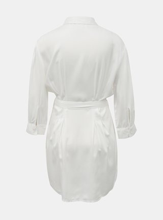 Biele košeľové šaty s opaskom TALLY WEiJL