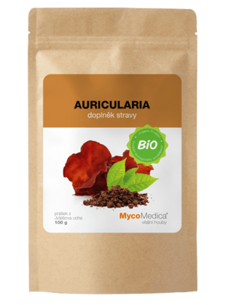 Mycomedica Auricularia prášek BIO 100g