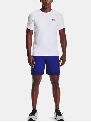 Bílé sportovní tričko Under Armour HG Armour Fitted SS 