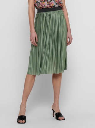 Zelená plisovaná sukňa Jacqueline de Yong Boa