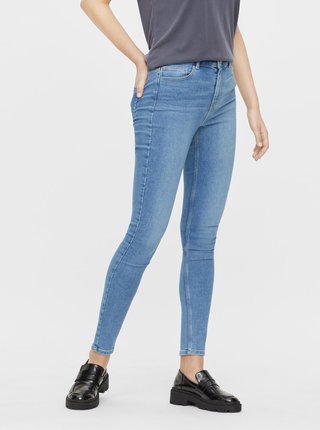 Modré dámské skinny fit džíny Pieces Highfive