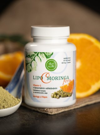 Vitamin C Moringa forte 60 kapslí Herb & Me (420 mg)