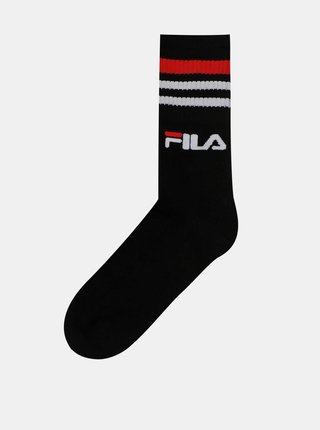 Sada tří párů černých dámských ponožek FILA