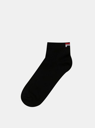 Sada tří párů černých dámských ponožek FILA