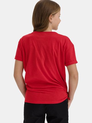 Červené holčičí tričko s potiskem SAM 73