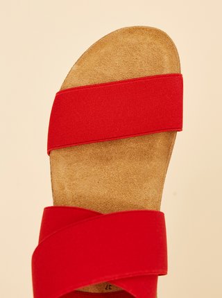Červené dámské sandálky OJJU