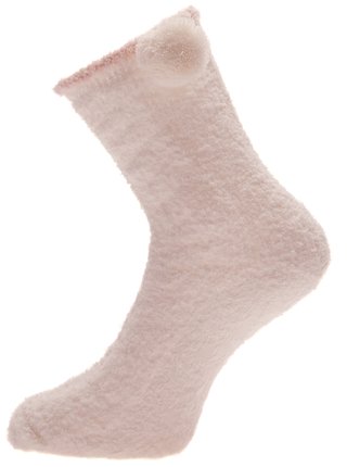 Ponožky vysoké s kontrastným lemovaním OODJI