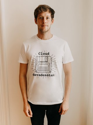 Bílé pánské tričko ZOOT Original Cloud devadesátek 