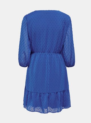 Modré vzorované zavinovacie šaty Jacqueline de Yong Emilia