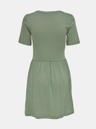 Světle zelené basic šaty Jacqueline de Yong Pastel