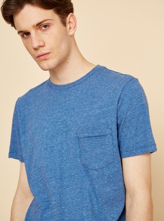 Modré pánske tričko s vreckom ZOOT Sheldon