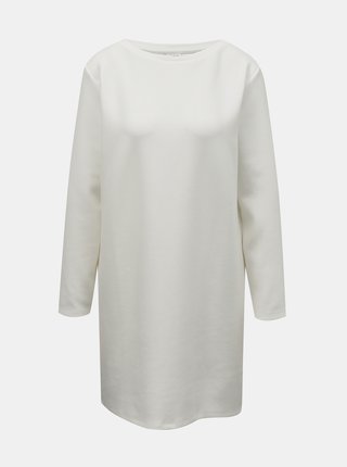 Biele mikinové šaty Jacqueline de Yong Bella