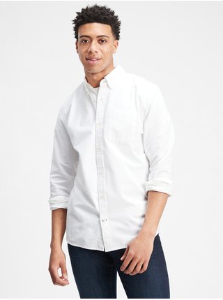 Bílá pánská košile oxford shirt in standard fit
