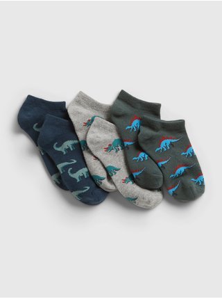 Barevné klučičí dětské ponožky dinosourians socks, 3 páry