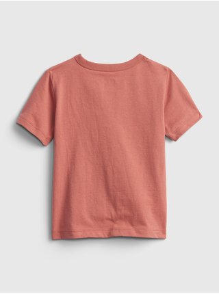 Červené klučičí dětské tričko 100% organic cotton mix and match graphic t-shirt