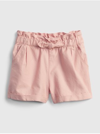Růžové holčičí dětské kraťasy utility shorts
